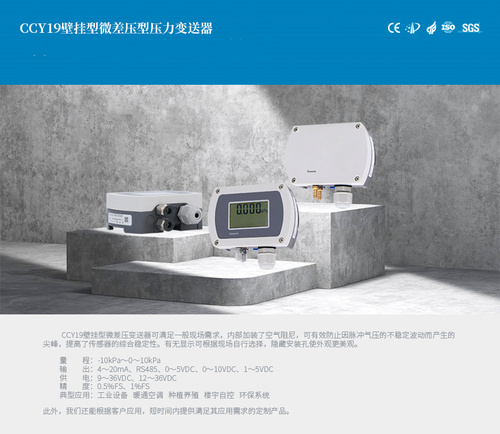 微差壓變送器CCY19