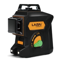 萊賽紅外線水平儀12線綠光貼墻儀LSG667S