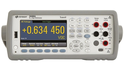 是德34460A六位半萬用表測電流