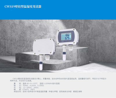 壁挂式温湿度变送器CWS19