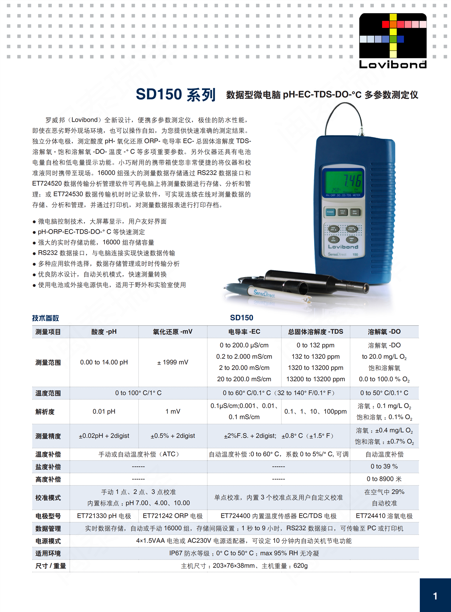羅威邦Lovibond SD150微電腦PH-EC-TDS-DO-溫度多參數測定儀產品資料_00.png